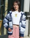 ネイビー：161cm(Sサイズ着用)