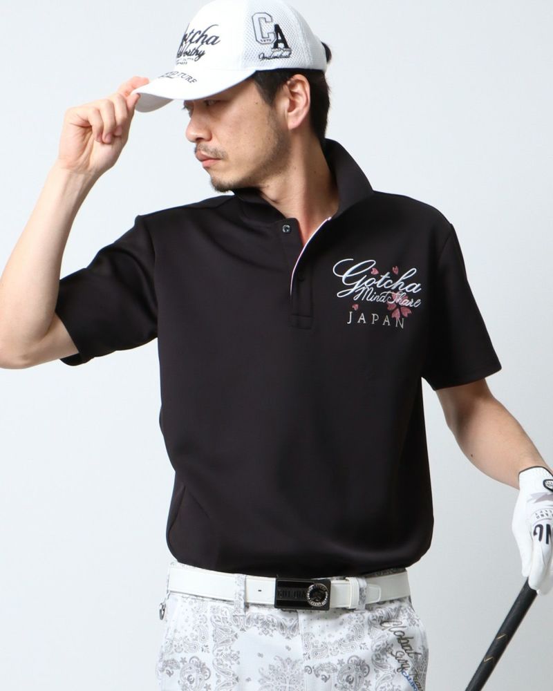新品 Students Golf ベースボールカラー ポロシャツ ブラック L BEAMS GOLF（ビームス ゴルフ）PURPLE LABEL / スフィダンテ