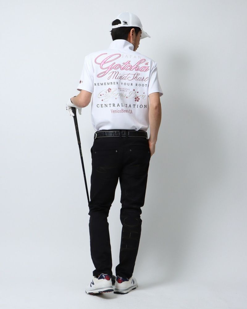 ホワイト：180cm67kg(Lサイズ着用)