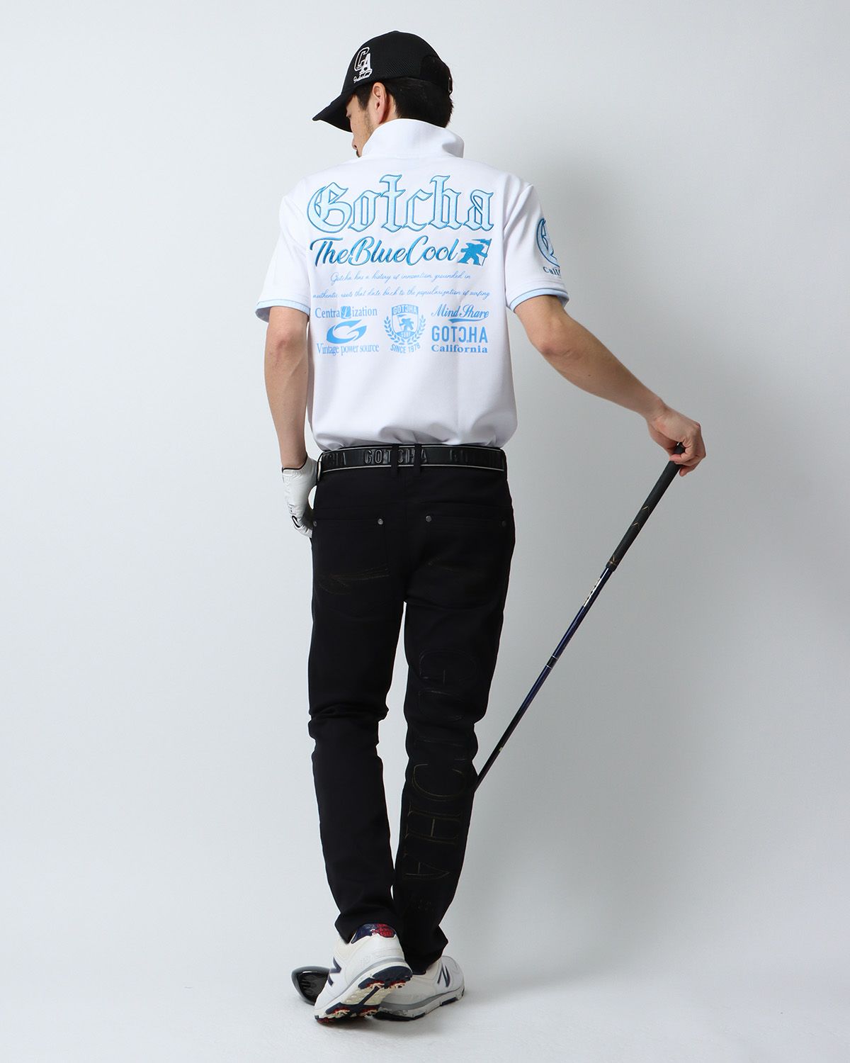 ホワイト：180cm67kg(Lサイズ着用)