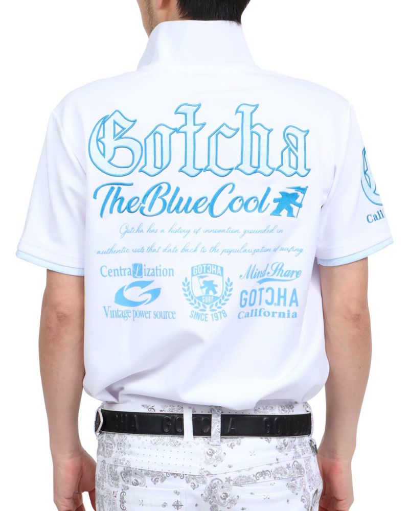 GOTCHA GOLF アロハ柄 ポロシャツ 楽天市場】ガッチャゴルフ ボタニカルネオン柄 ロゴ刺繍 半袖