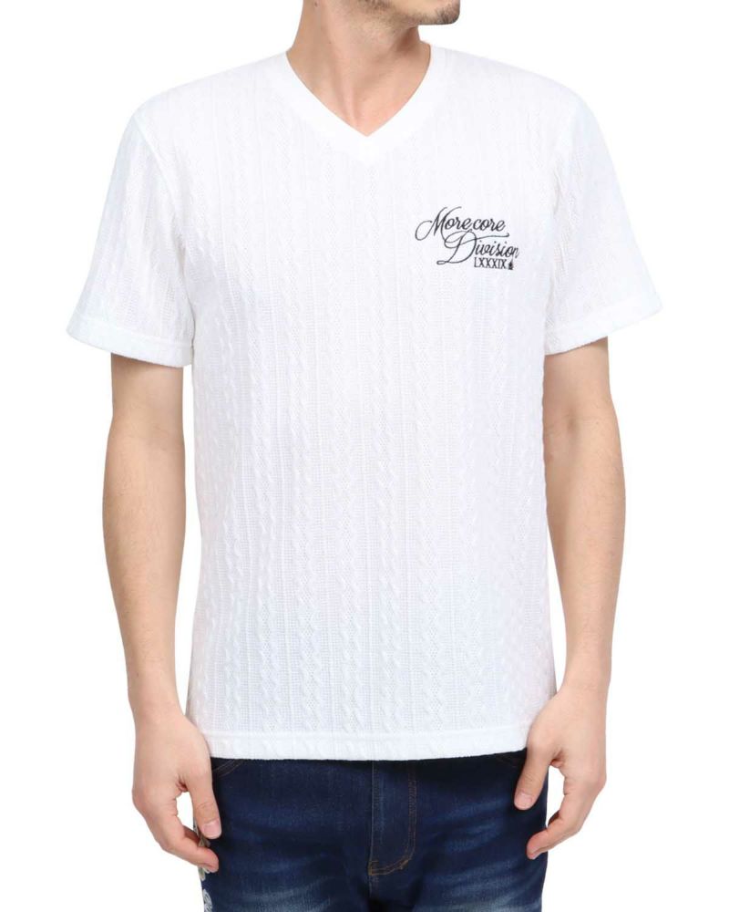 ホワイト：180cm67kg(Lサイズ着用)