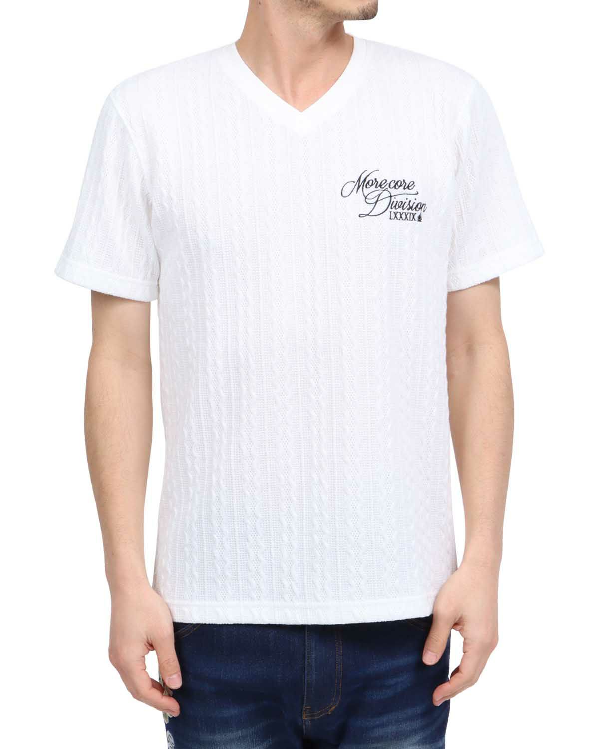 ホワイト：180cm67kg(Lサイズ着用)