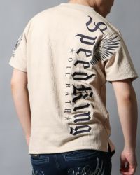 ベージュ：178cm/75kg(Lサイズ着用)