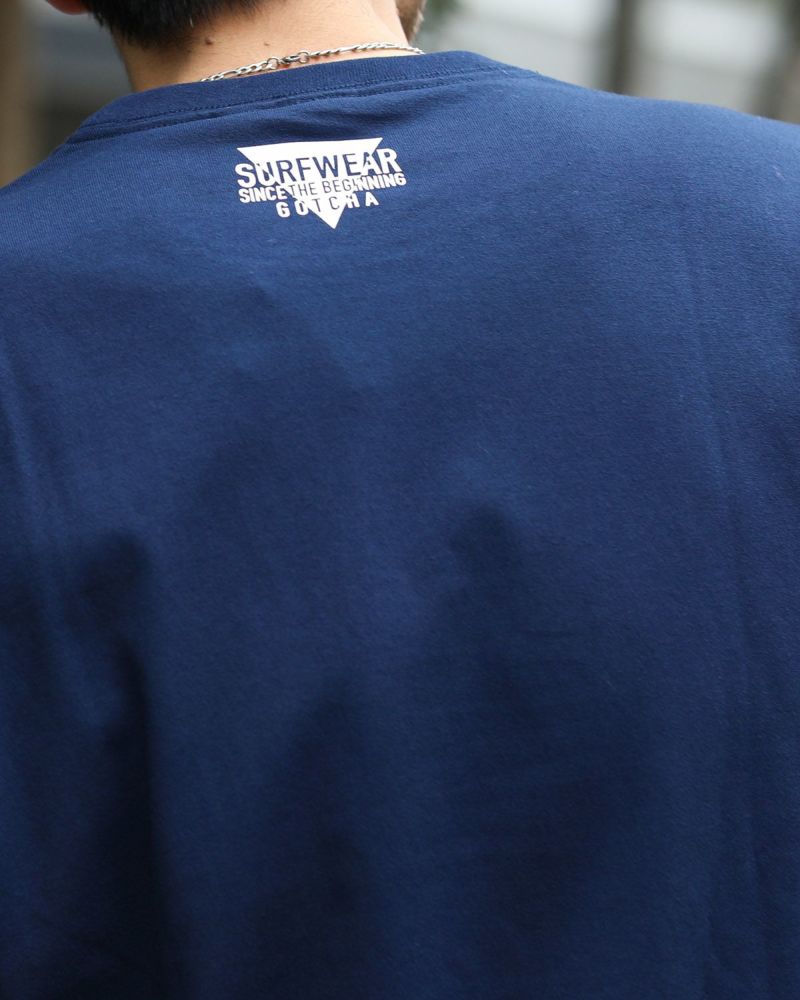 ネイビー：180cm67kg(Lサイズ着用)