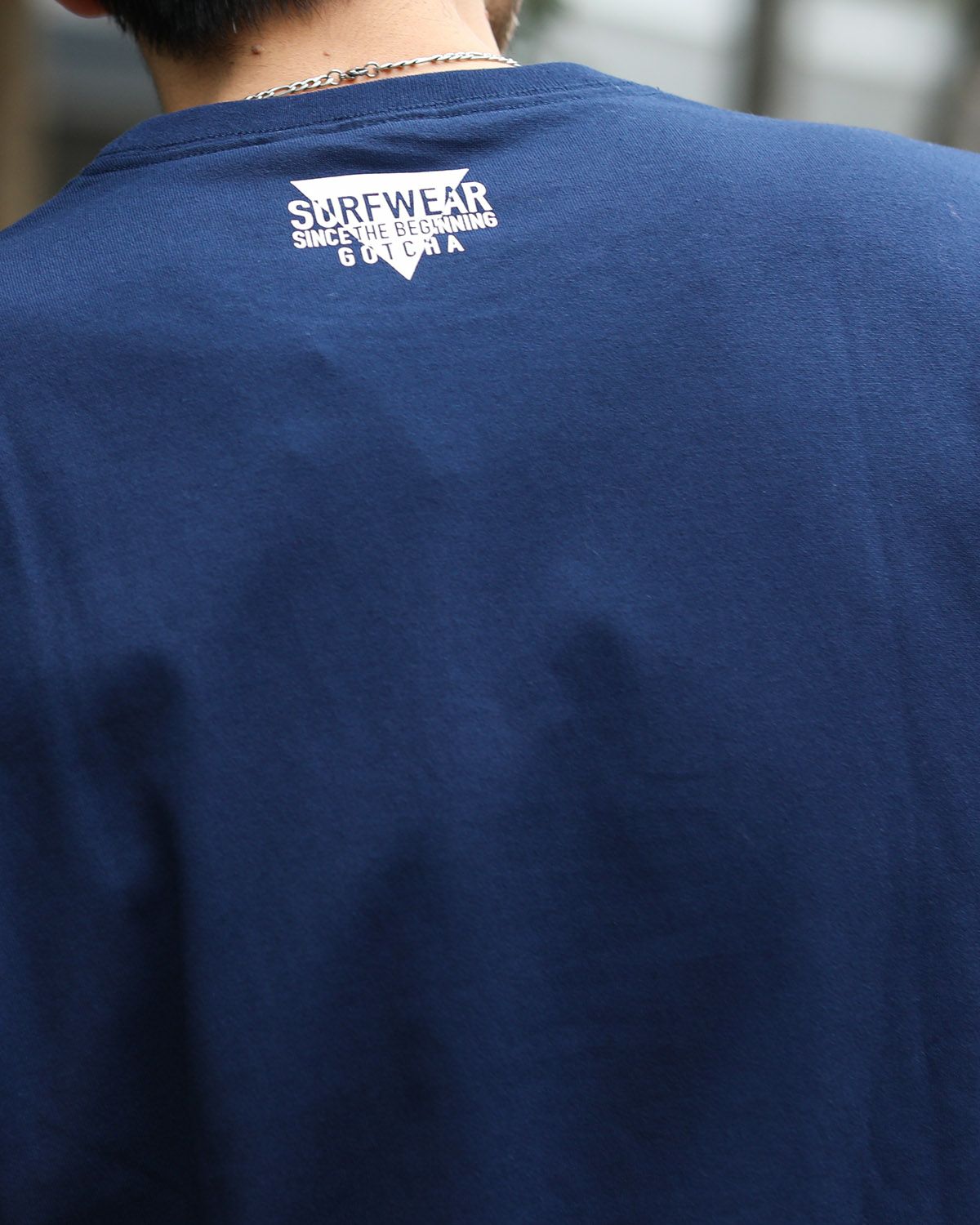 ネイビー：180cm67kg(Lサイズ着用)