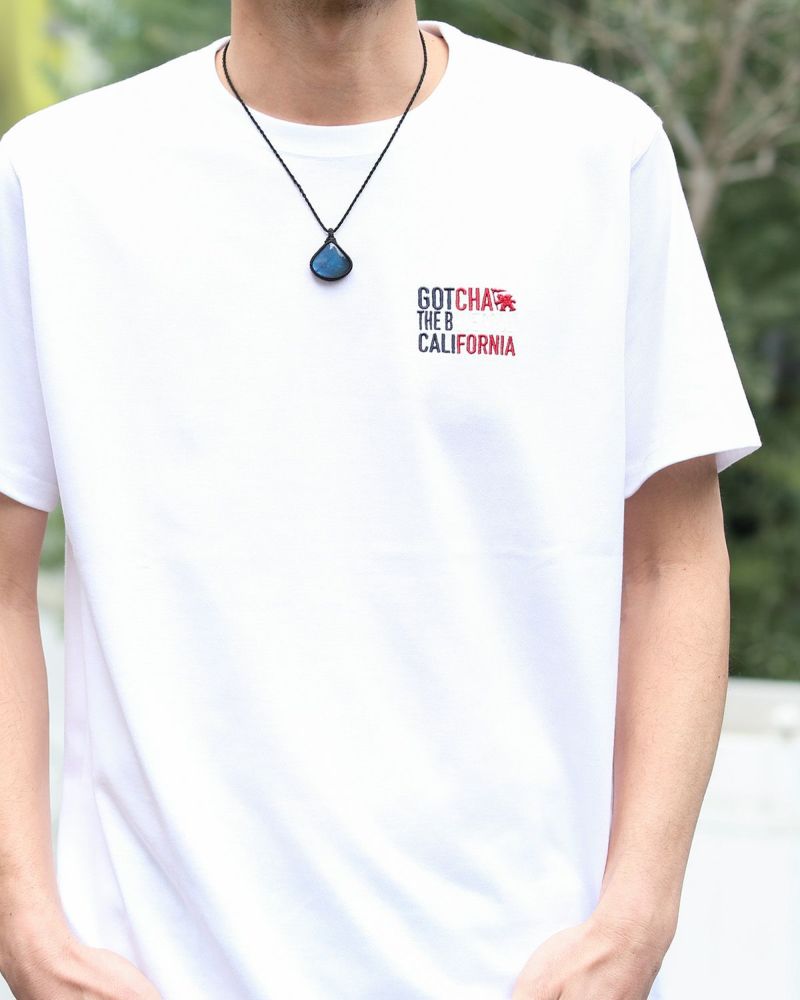 ホワイト：180cm67kg(Lサイズ着用)