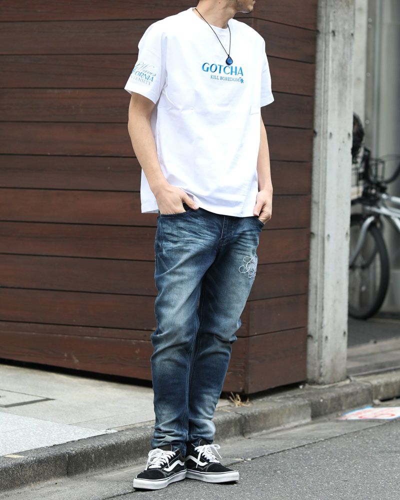 ホワイト：180cm67kg(Lサイズ着用)