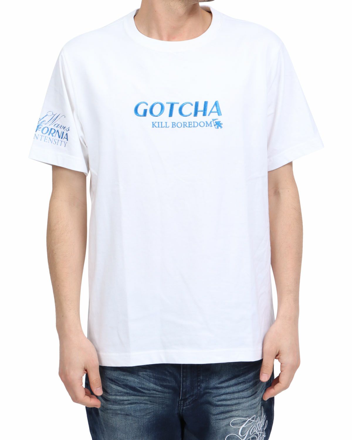 ホワイト：180cm67kg(Lサイズ着用)