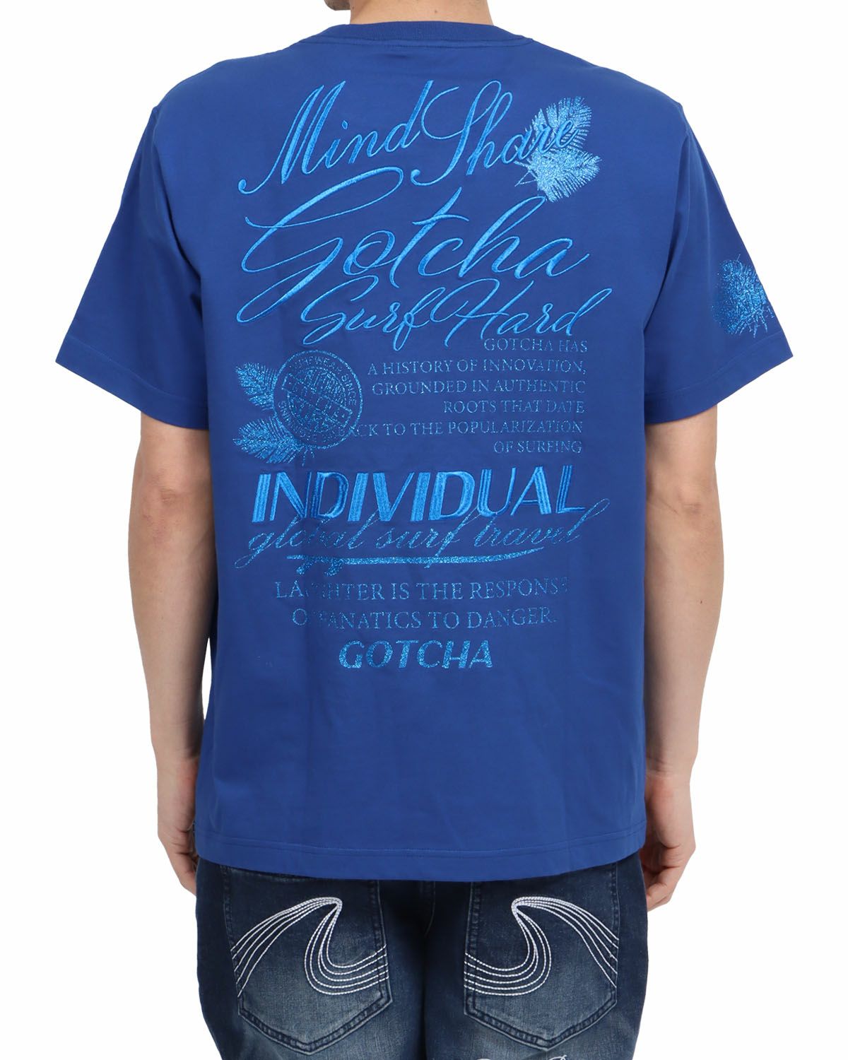 ブルー：180cm67kg(Lサイズ着用)