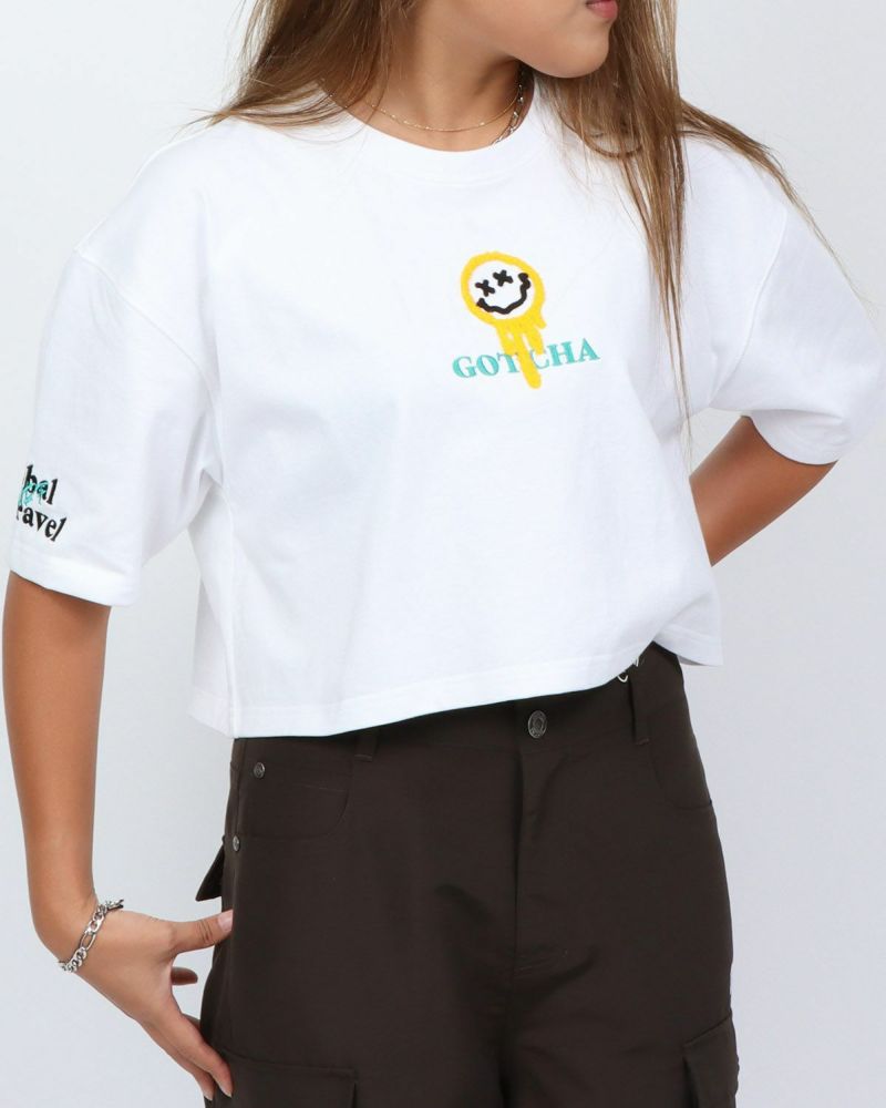 ホワイト：167cm(Lサイズ着用)