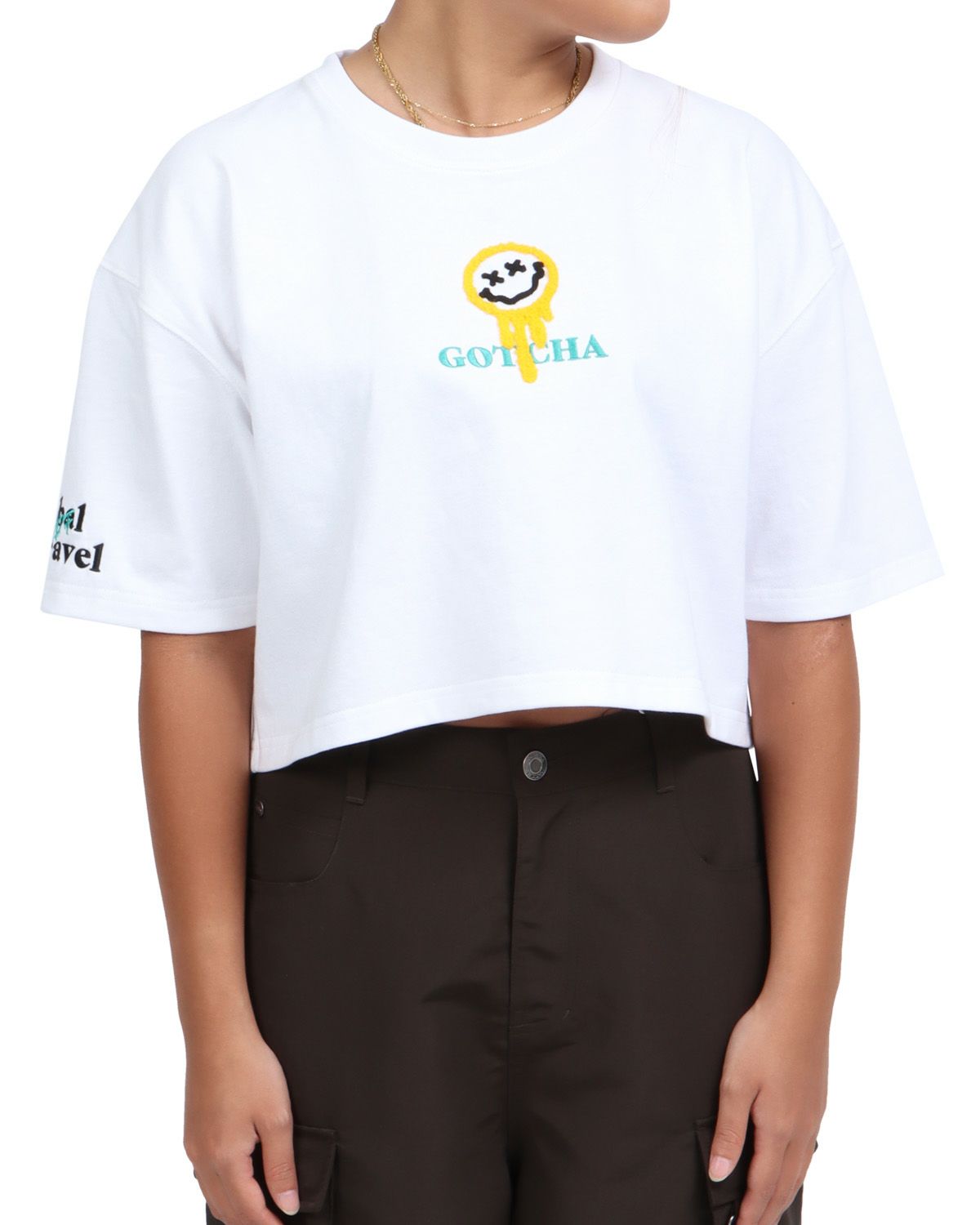 ホワイト：167cm(Lサイズ着用)