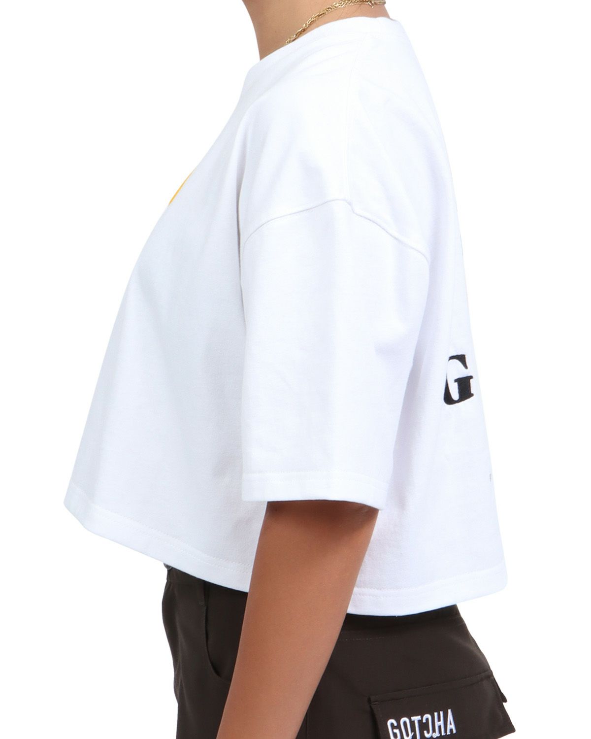 ホワイト：167cm(Lサイズ着用)