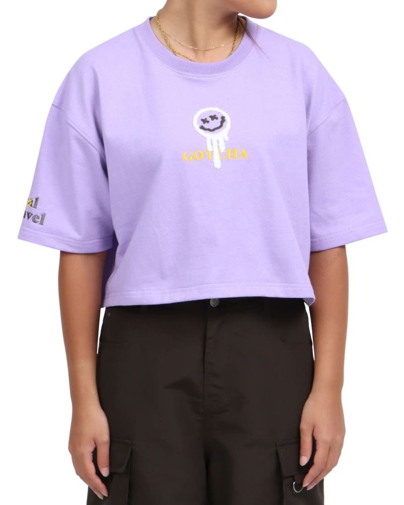 ラベンダー：167cm(Lサイズ着用)