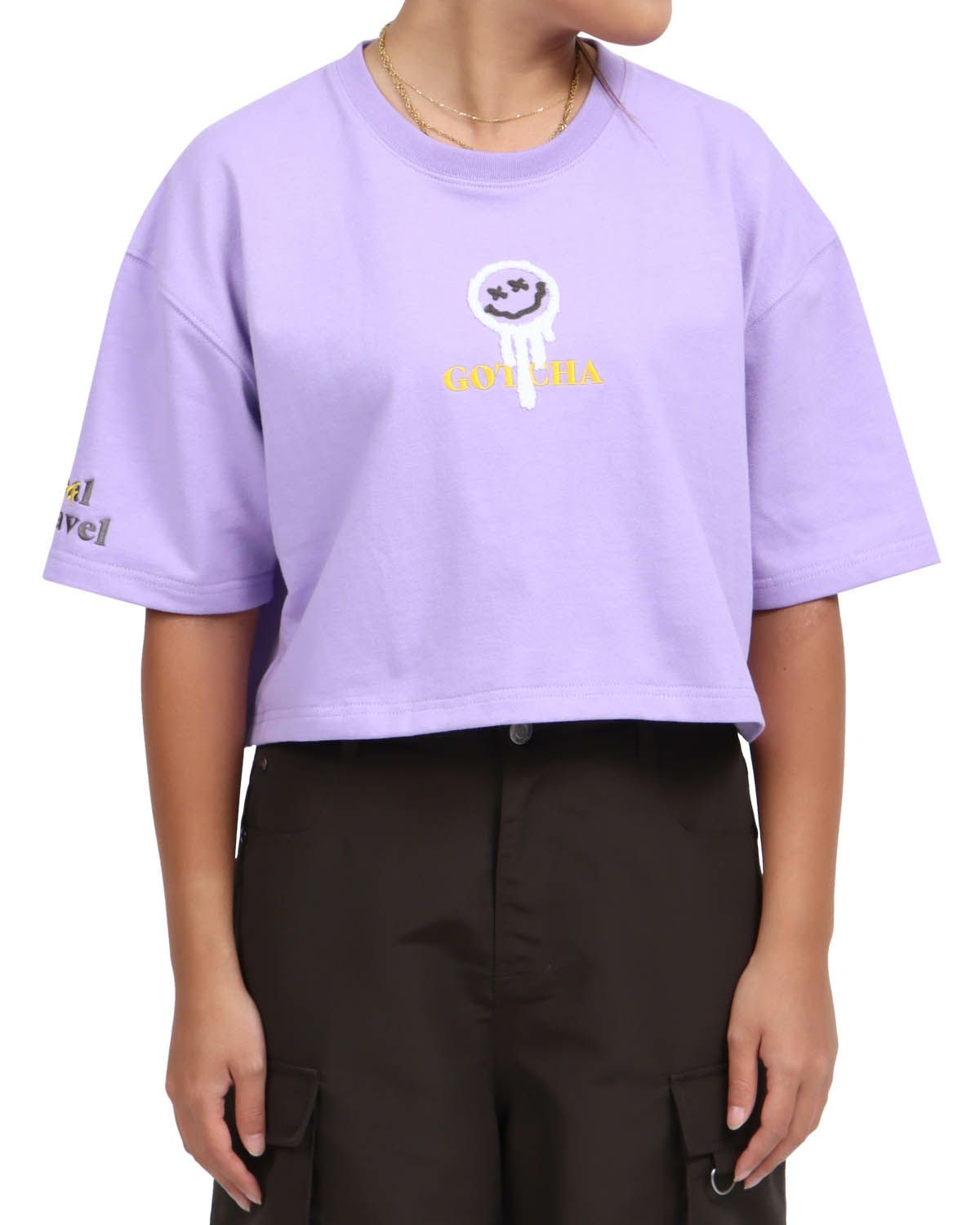 ラベンダー：167cm(Lサイズ着用)