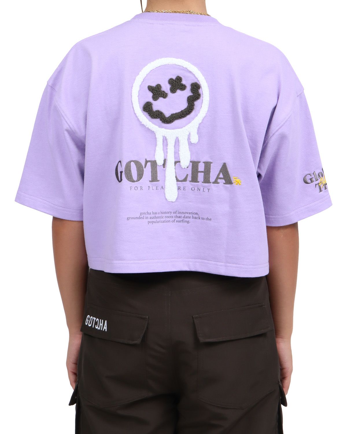 ラベンダー：167cm(Lサイズ着用)