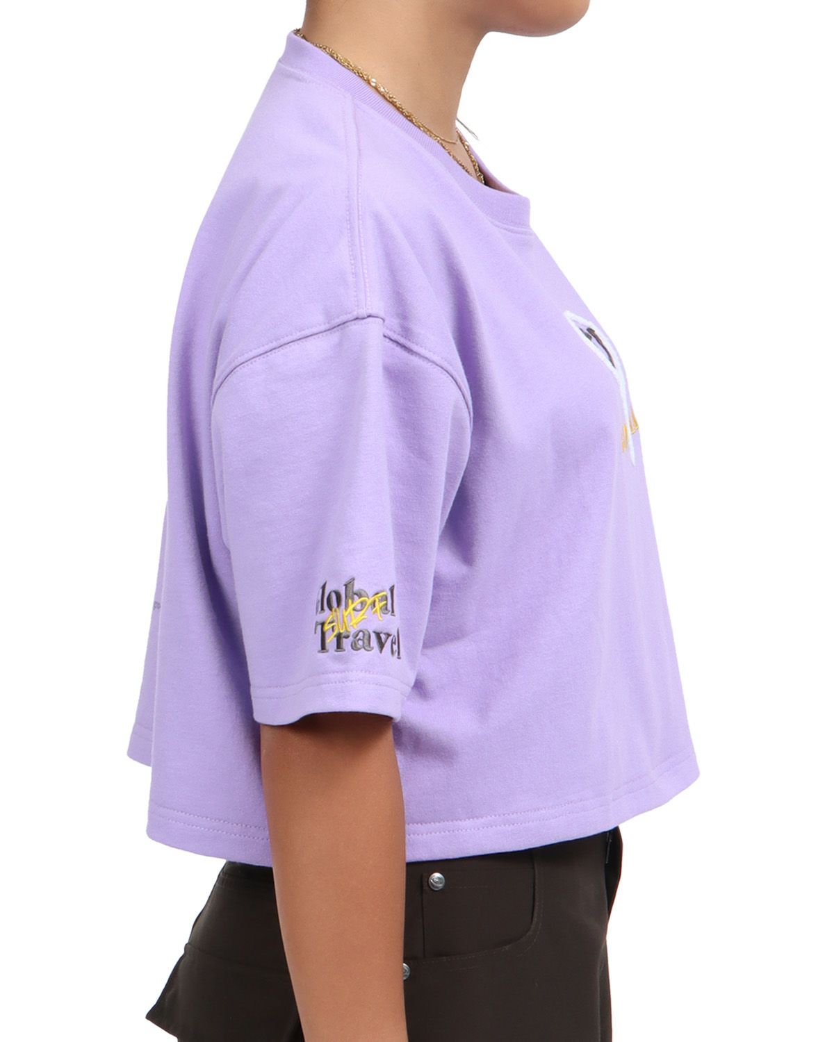 ラベンダー：167cm(Lサイズ着用)