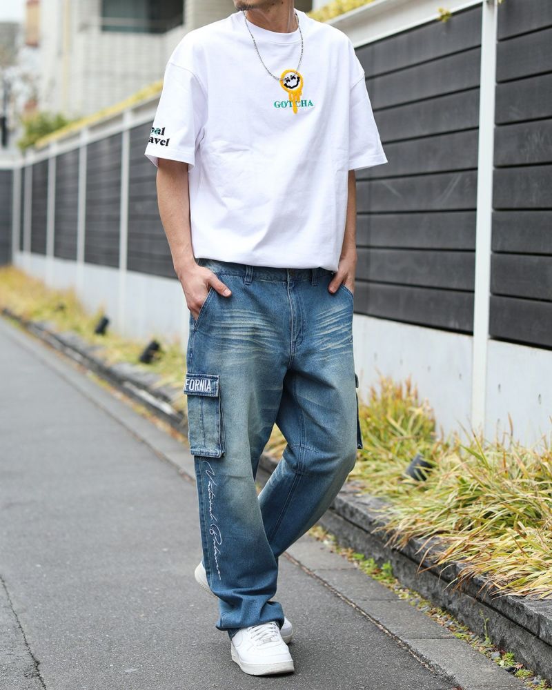 ホワイト：180cm67kg(Lサイズ着用)