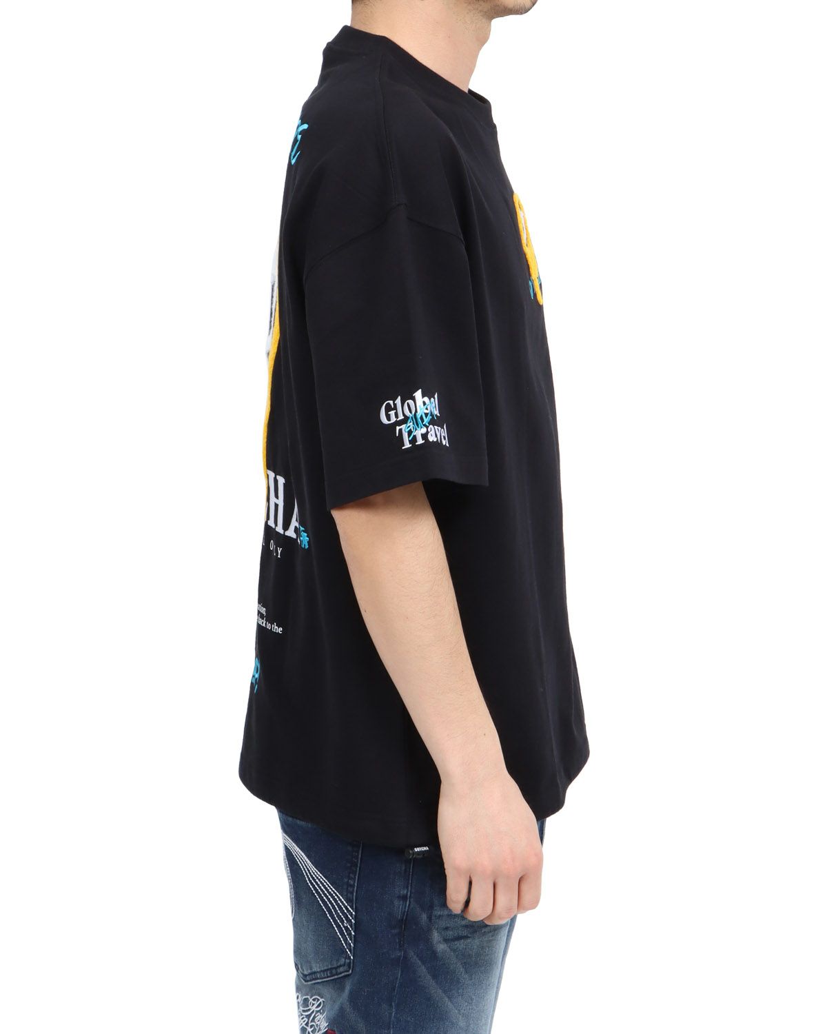 ブラック：180cm67kg(Lサイズ着用)