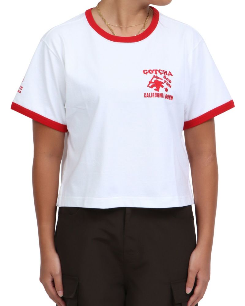 ホワイト：167cm(Lサイズ着用)