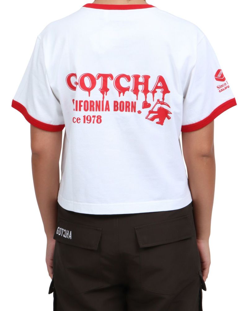 ホワイト：167cm(Lサイズ着用)