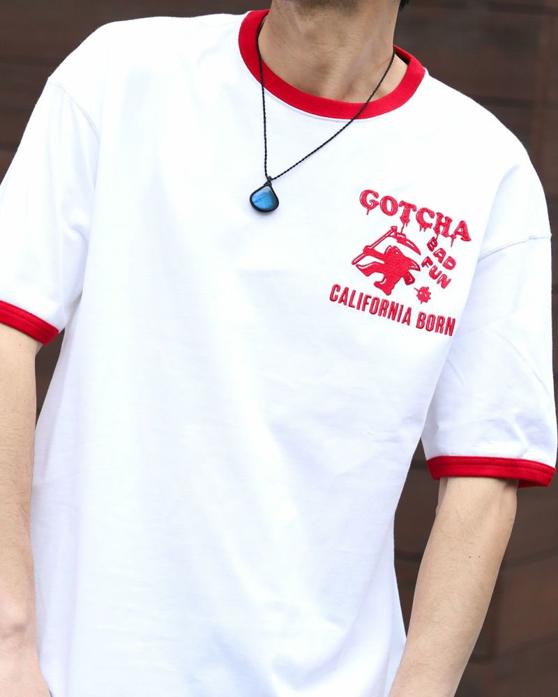 ホワイト：180cm67kg(Lサイズ着用)