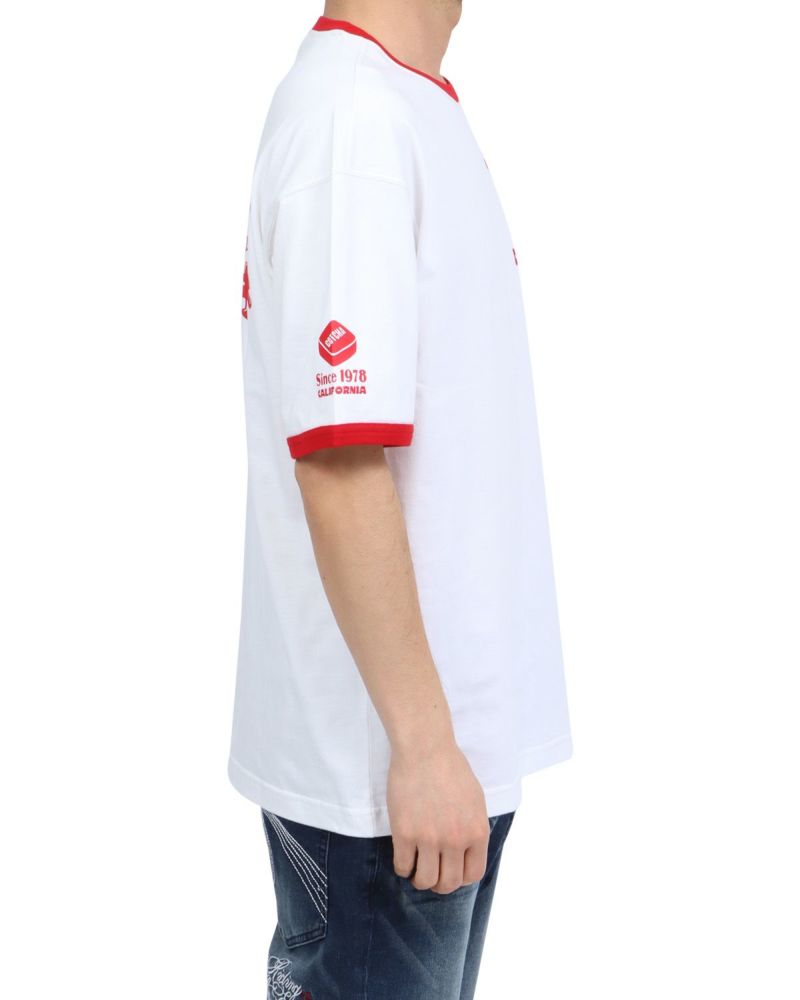 ホワイト：180cm67kg(Lサイズ着用)