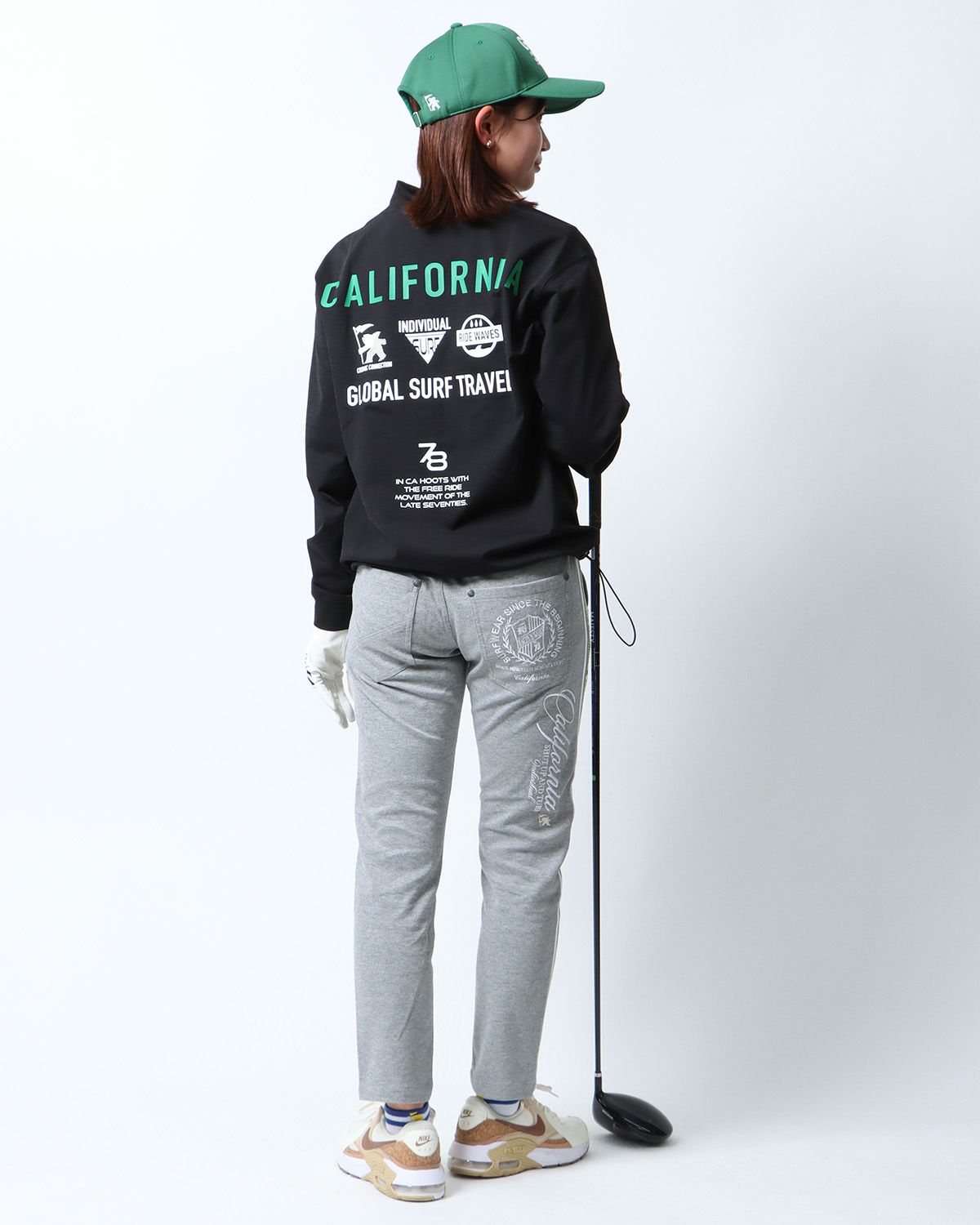 グレー:161cm(XSサイズ着用)