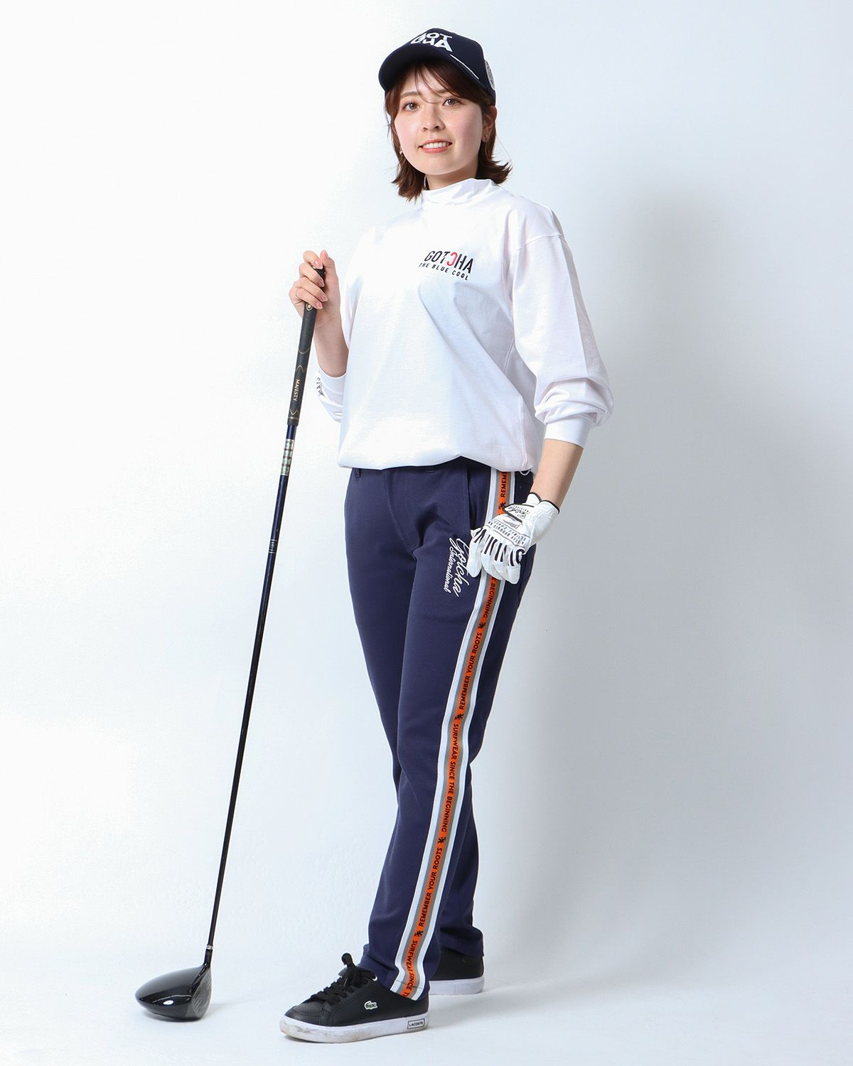 ネイビー:157cm(Sサイズ着用)