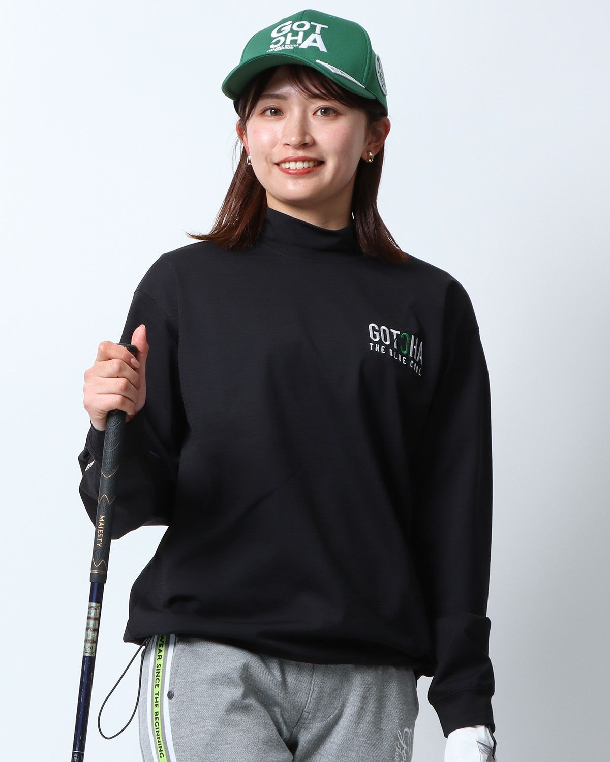 ブラック:161cm(Sサイズ着用)