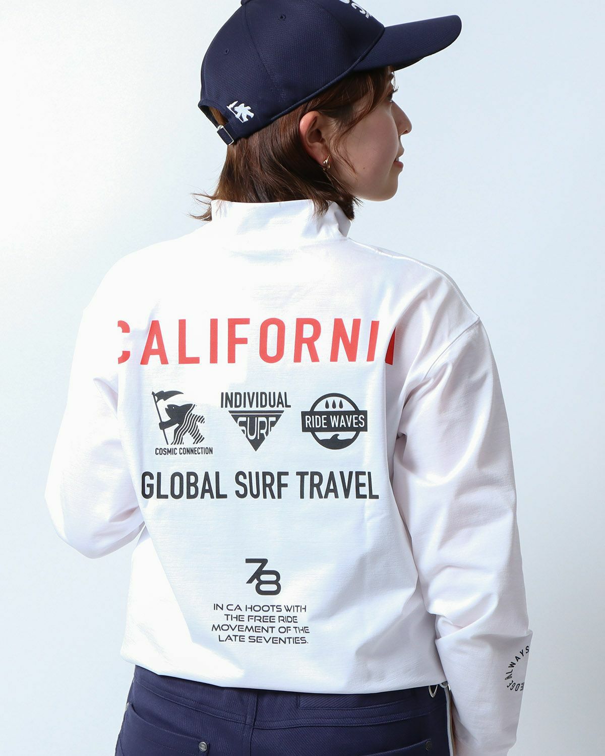 ホワイト:157cm(Sサイズ着用)