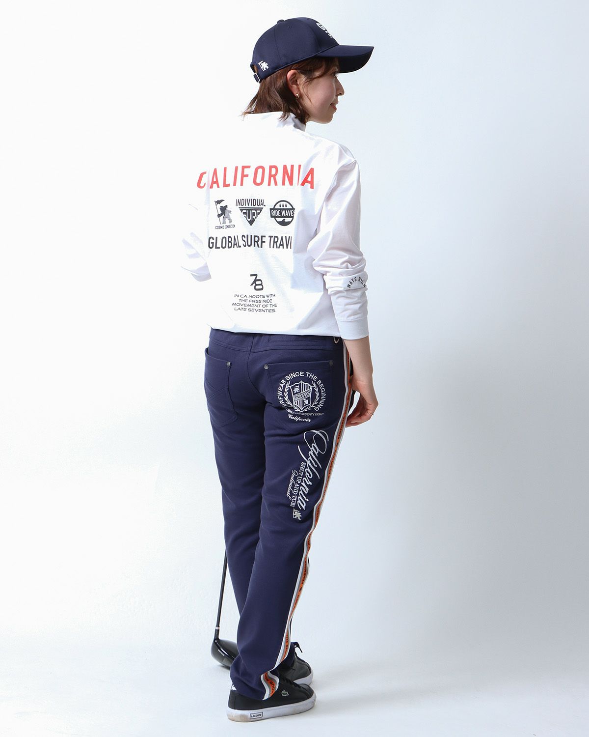 ホワイト:157cm(Sサイズ着用)