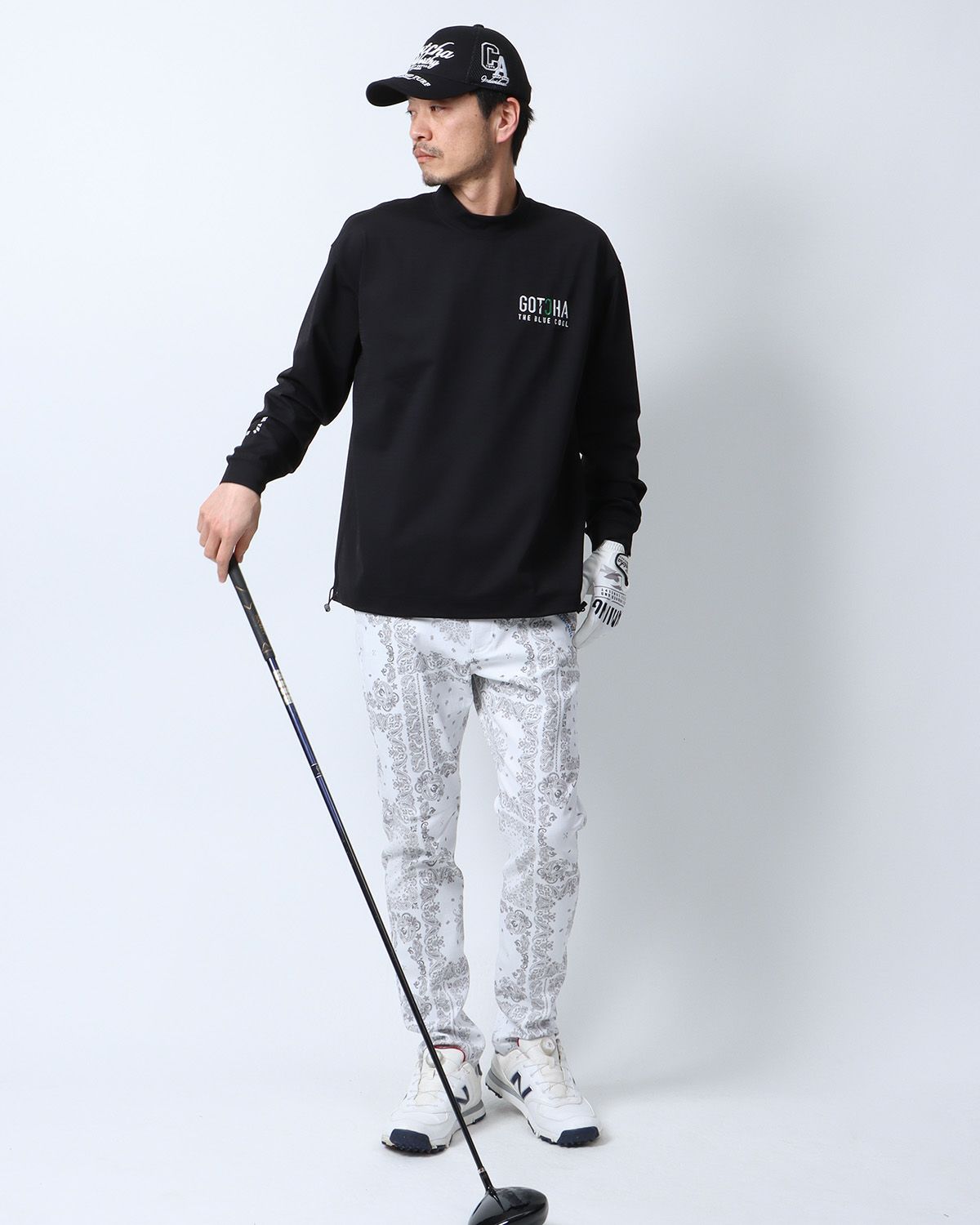 ブラック：180cm67kg(Lサイズ着用)