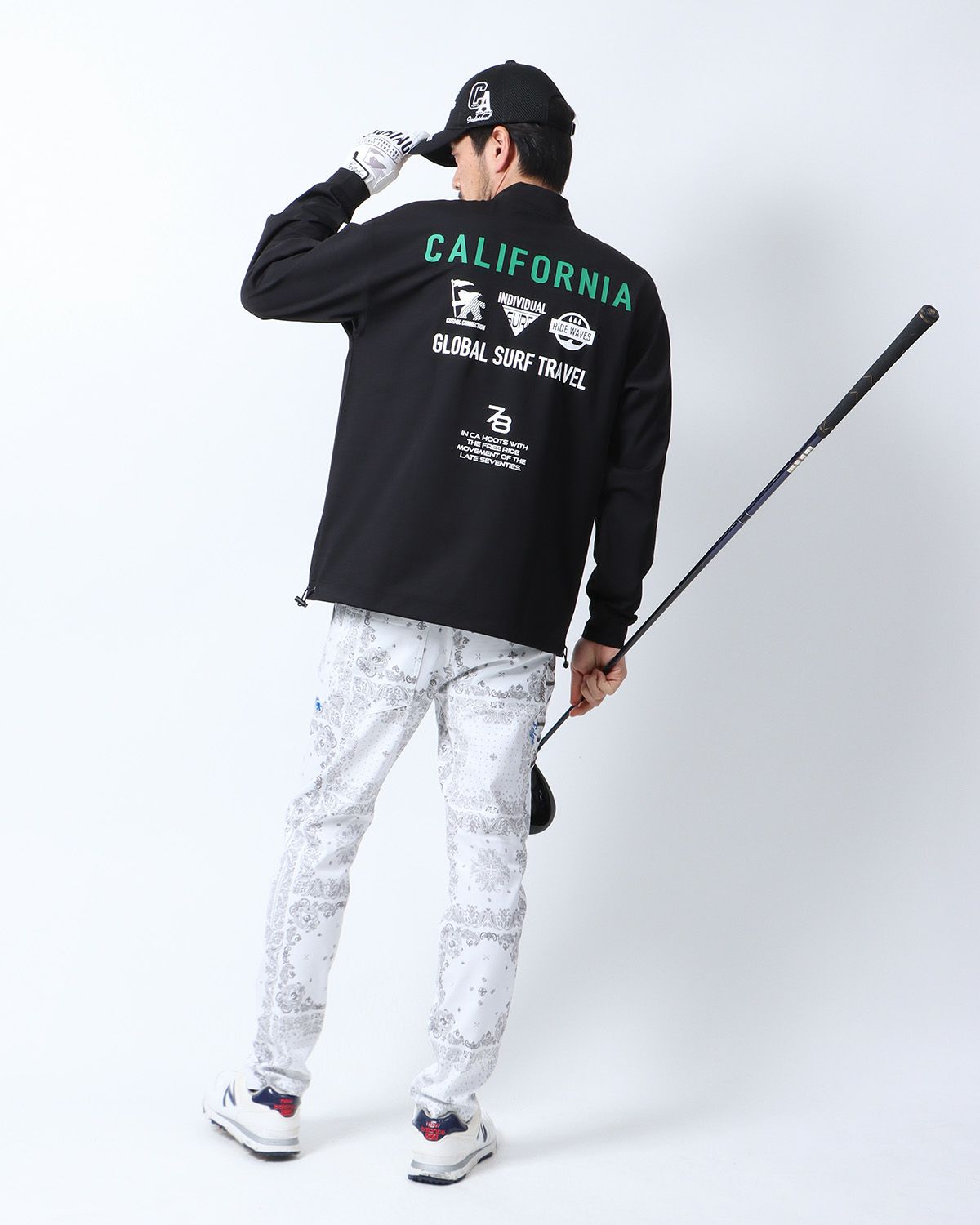 ブラック：180cm67kg(Lサイズ着用)