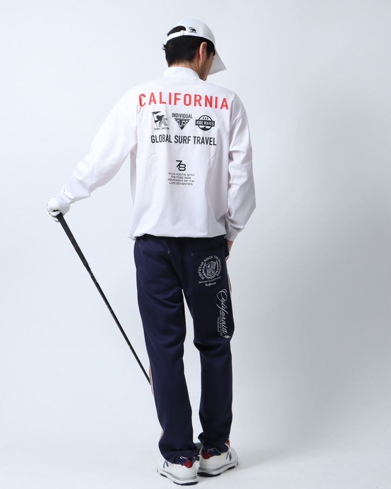 ホワイト：180cm67kg(Lサイズ着用)