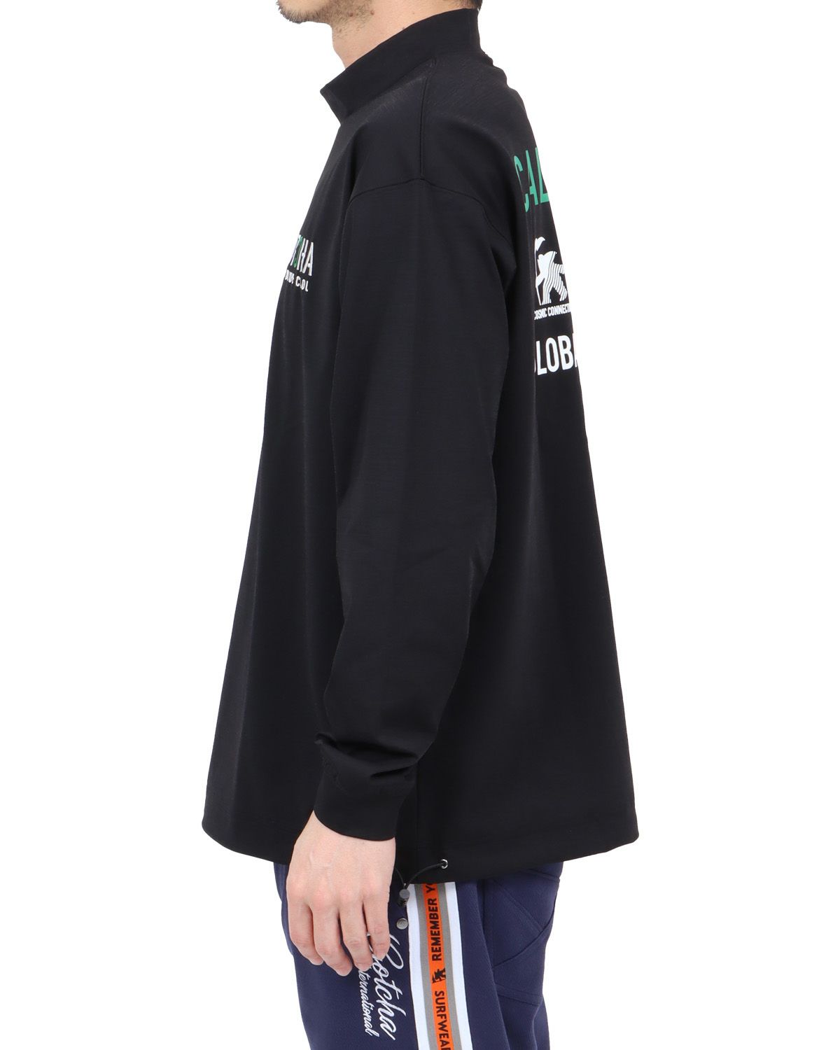 ブラック：180cm67kg(Lサイズ着用)