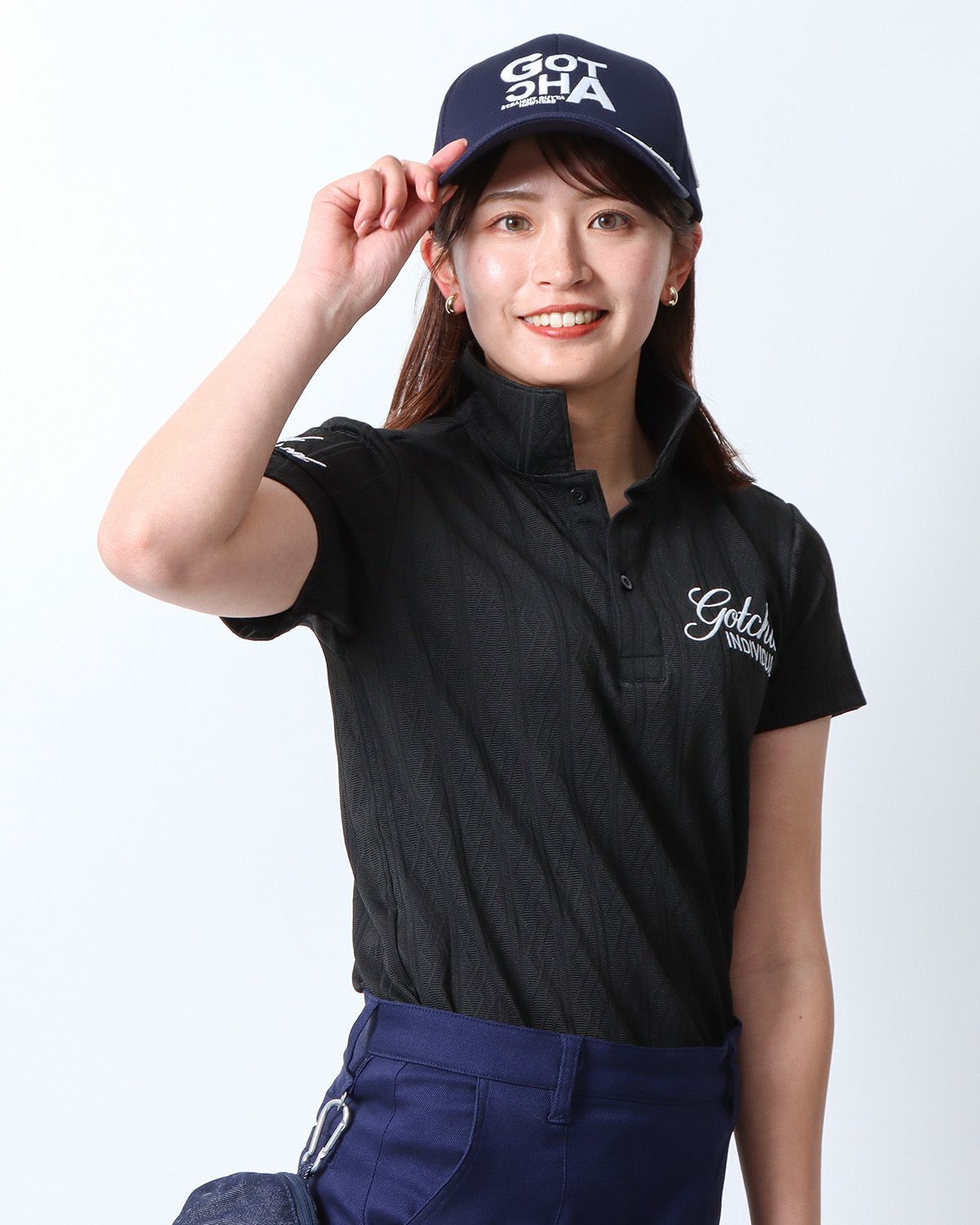 ブラック:161cm(XSサイズ着用)