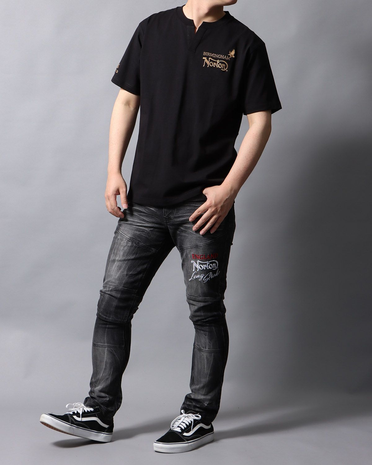 ブラック：178cm/75kg(Lサイズ着用)