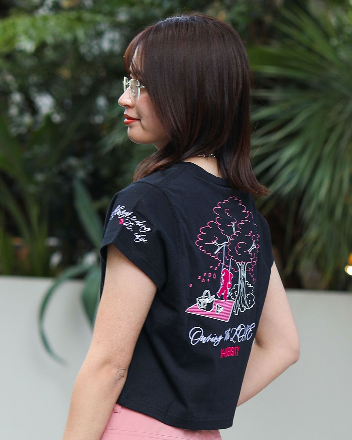 ブラック:161cm(Mサイズ着用)