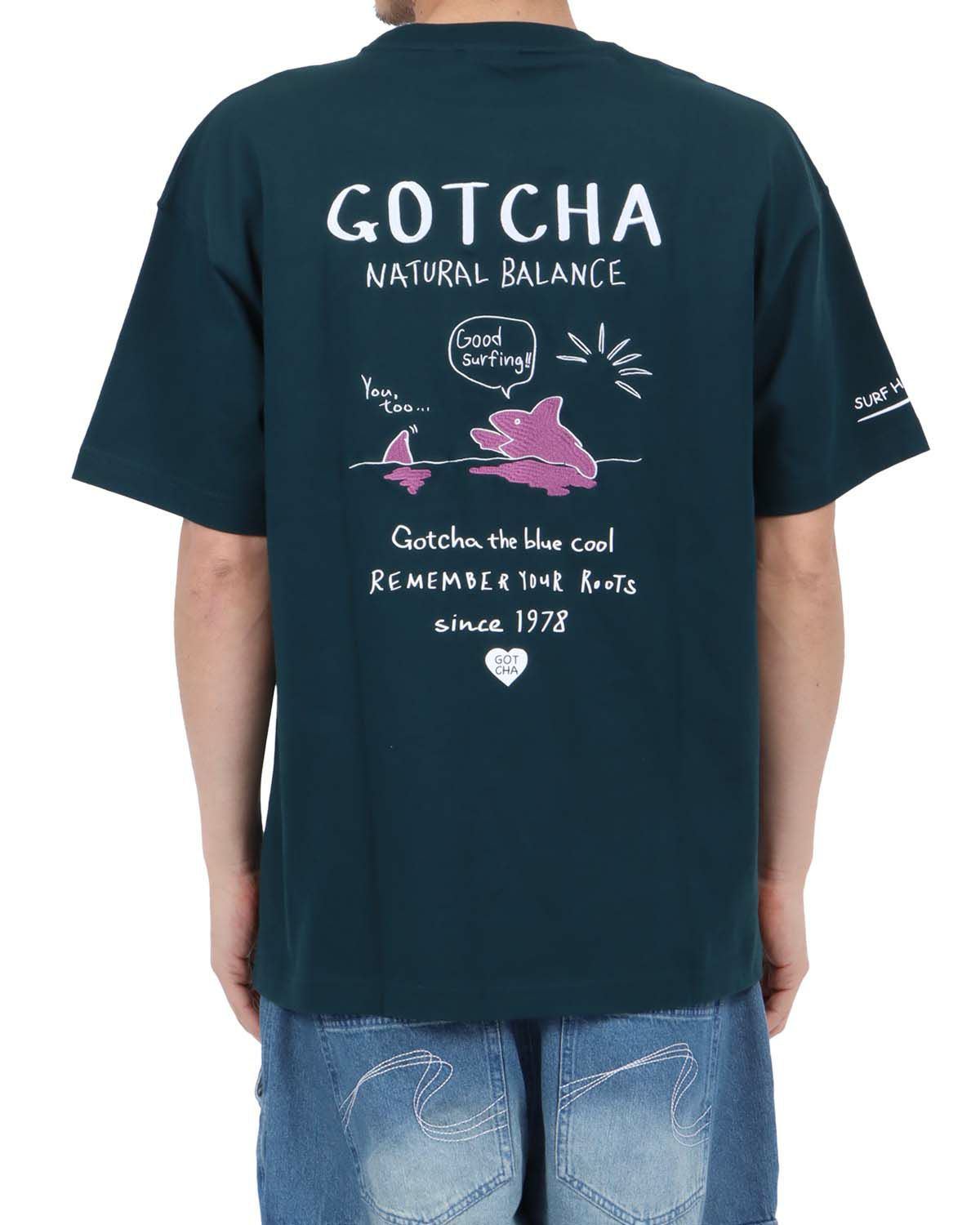 グリーン：180cm67kg(Lサイズ着用)