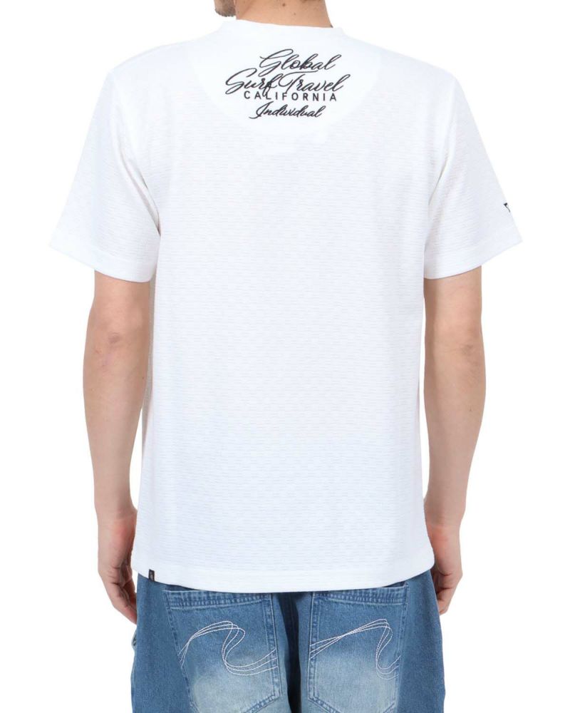 ホワイト：180cm67kg(Lサイズ着用)