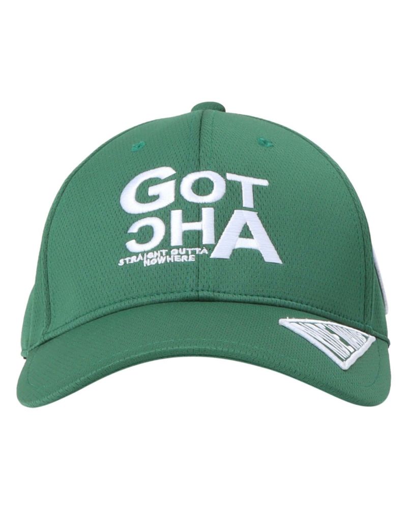 GOTCHA GOLF] ハニカムメッシュ ベーシック ロゴ 刺繍 キャップ