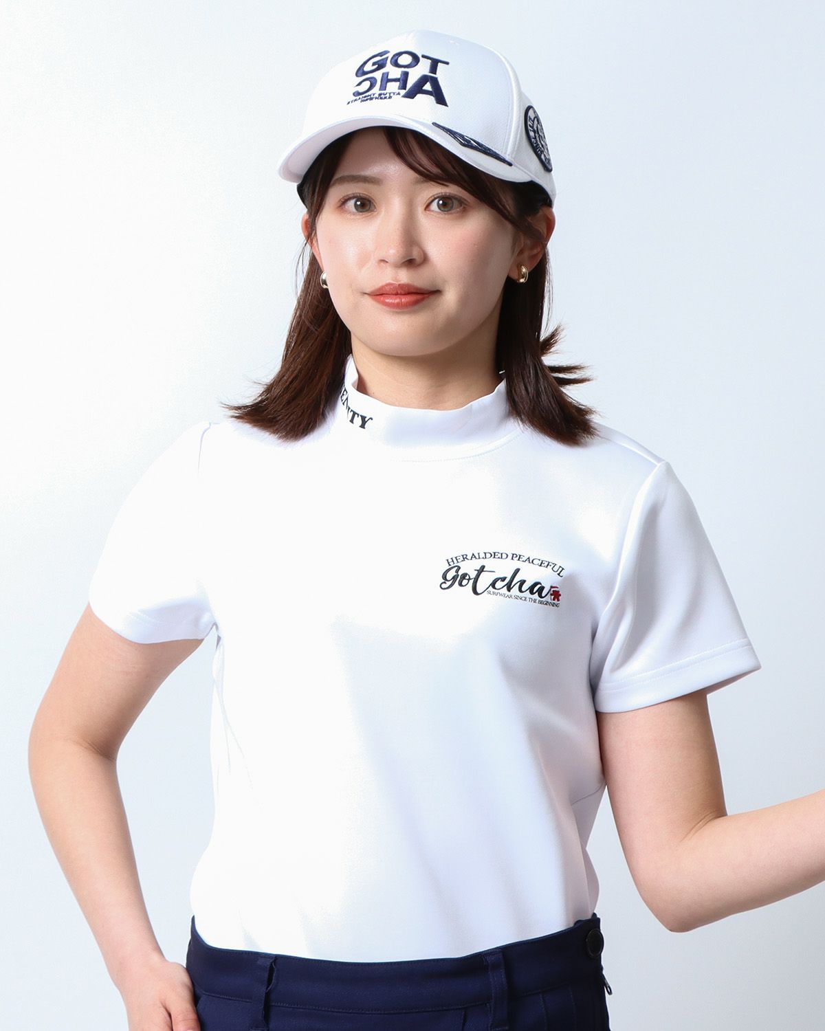 ホワイト：161cm(XSサイズ着用)