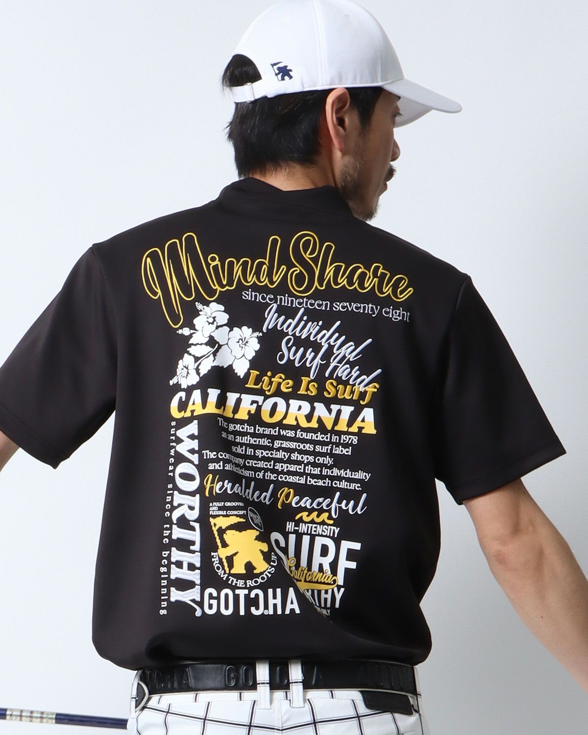 イエロー：180cm67kg(Lサイズ着用)