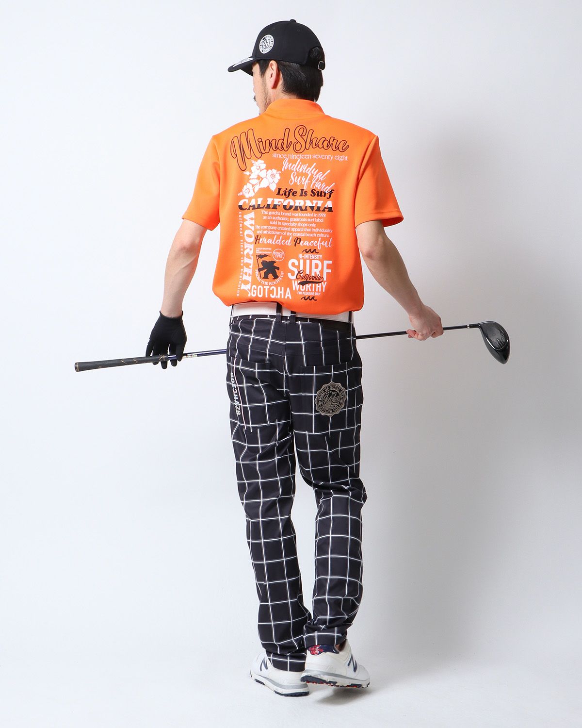 オレンジ：180cm67kg(Lサイズ着用)