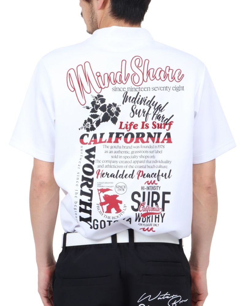 ホワイト：180cm67kg(Lサイズ着用)