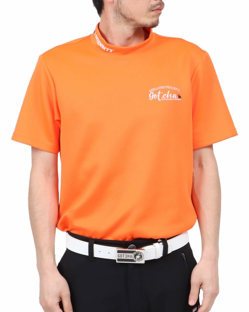 GOTCHA GOLF] スムース ツートーン モックネック Tシャツ | PEET