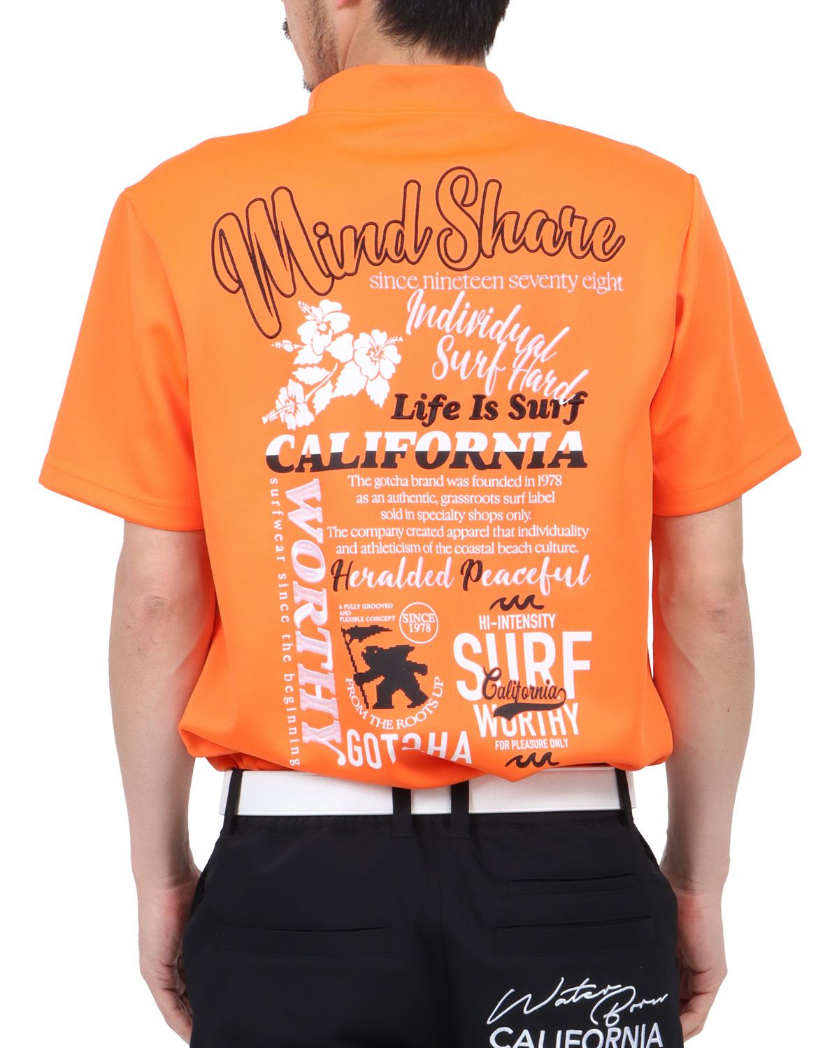 オレンジ：180cm67kg(Lサイズ着用)