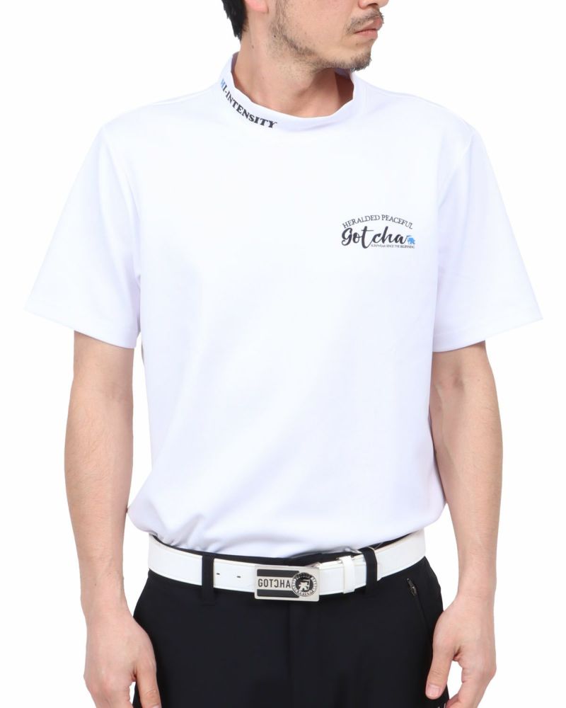 GOTCHA GOLF] スムース ツートーン モックネック Tシャツ | PEET