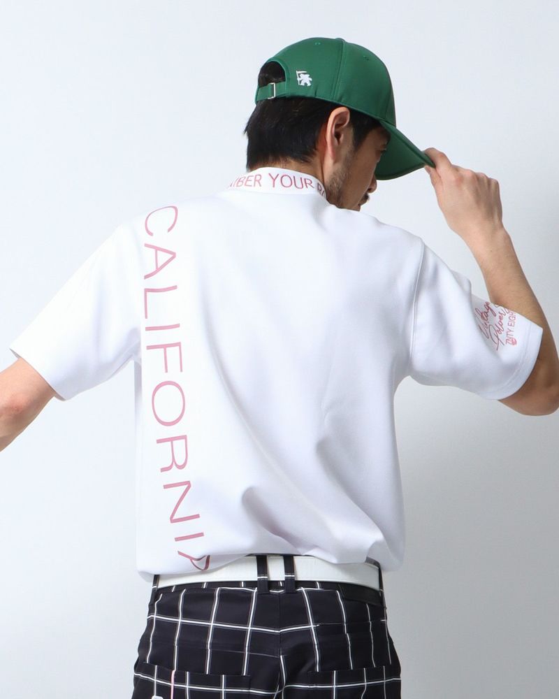 ホワイト：180cm67kg(Lサイズ着用)